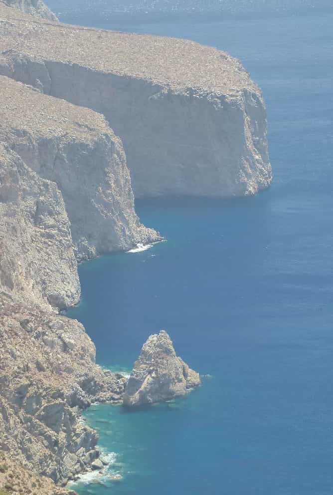 Les falaises d’Amorgos