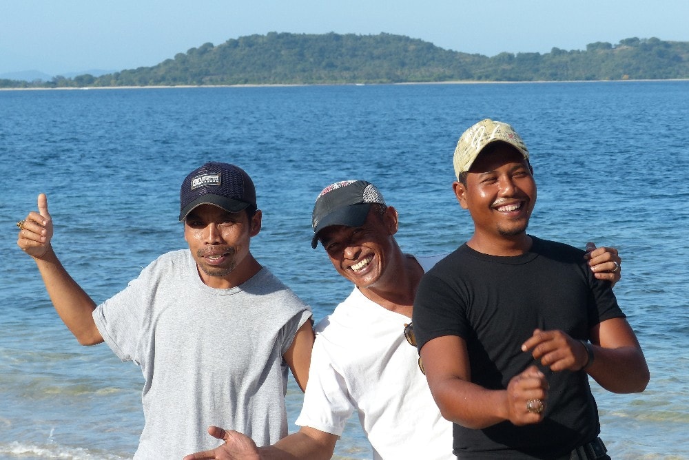 Alan, Didier et Safari à Gili Asahan